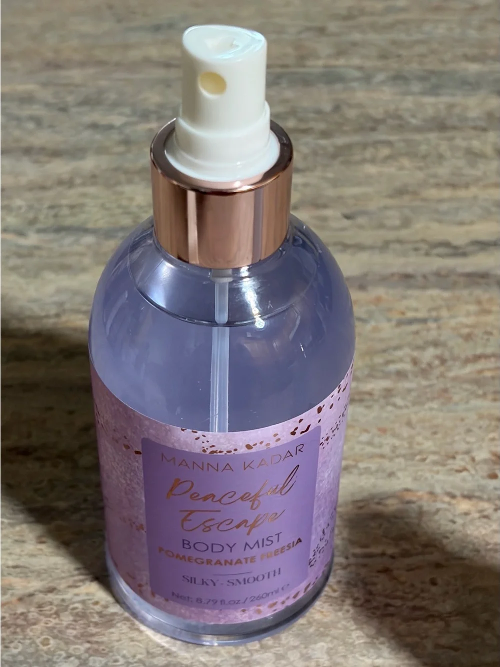 Manna Kadar Peaceful Escape Retired Pomegranate Freesia Lotion, Mist & Bar Soap